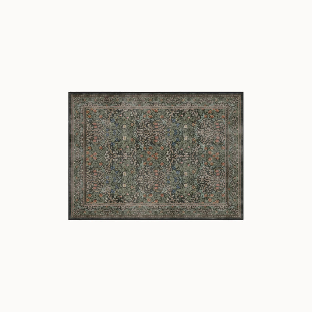 Blackthorn Forest Green Rug 3x5