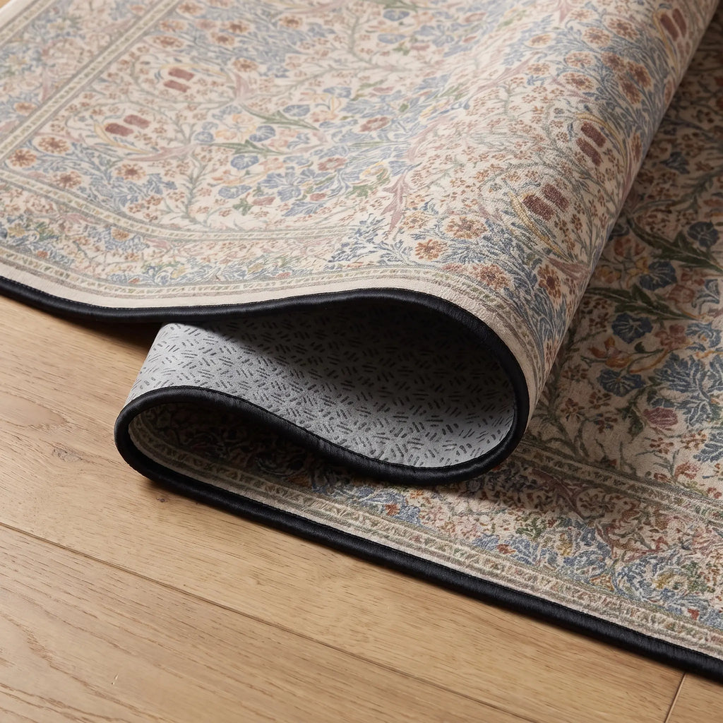 Blackthorn Ivory Rug folded corner detail