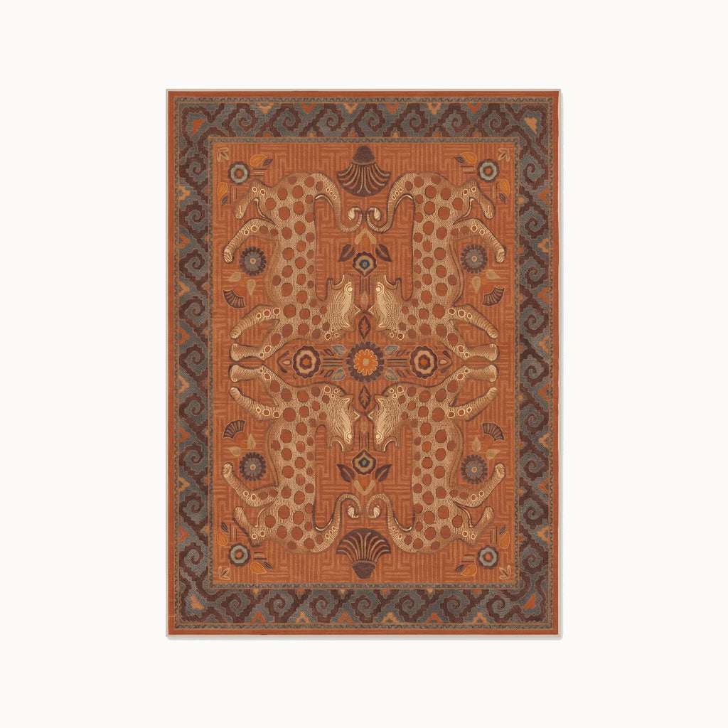 Eartha Terracotta Rug 5x7