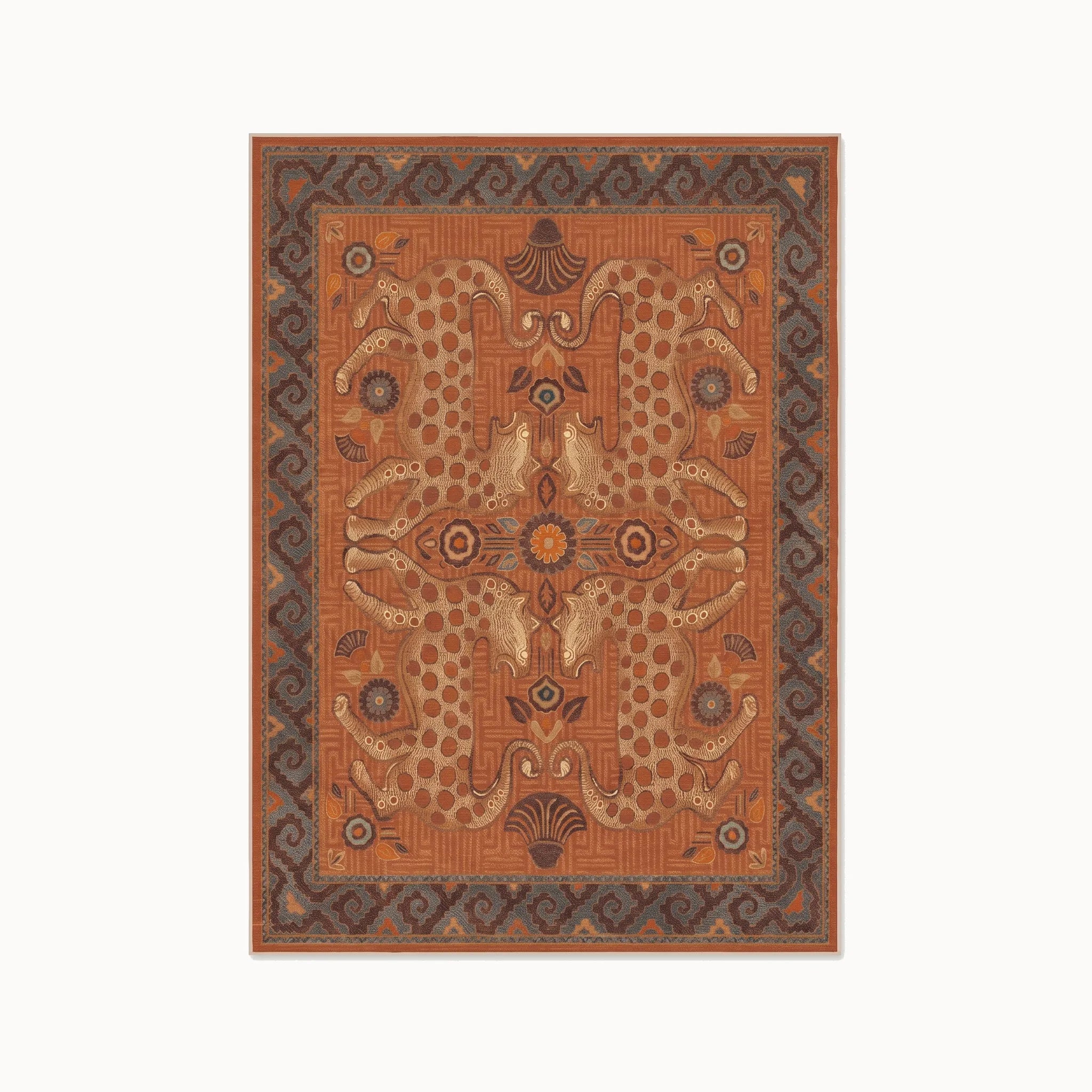 Eartha Terracotta Rug 5x7