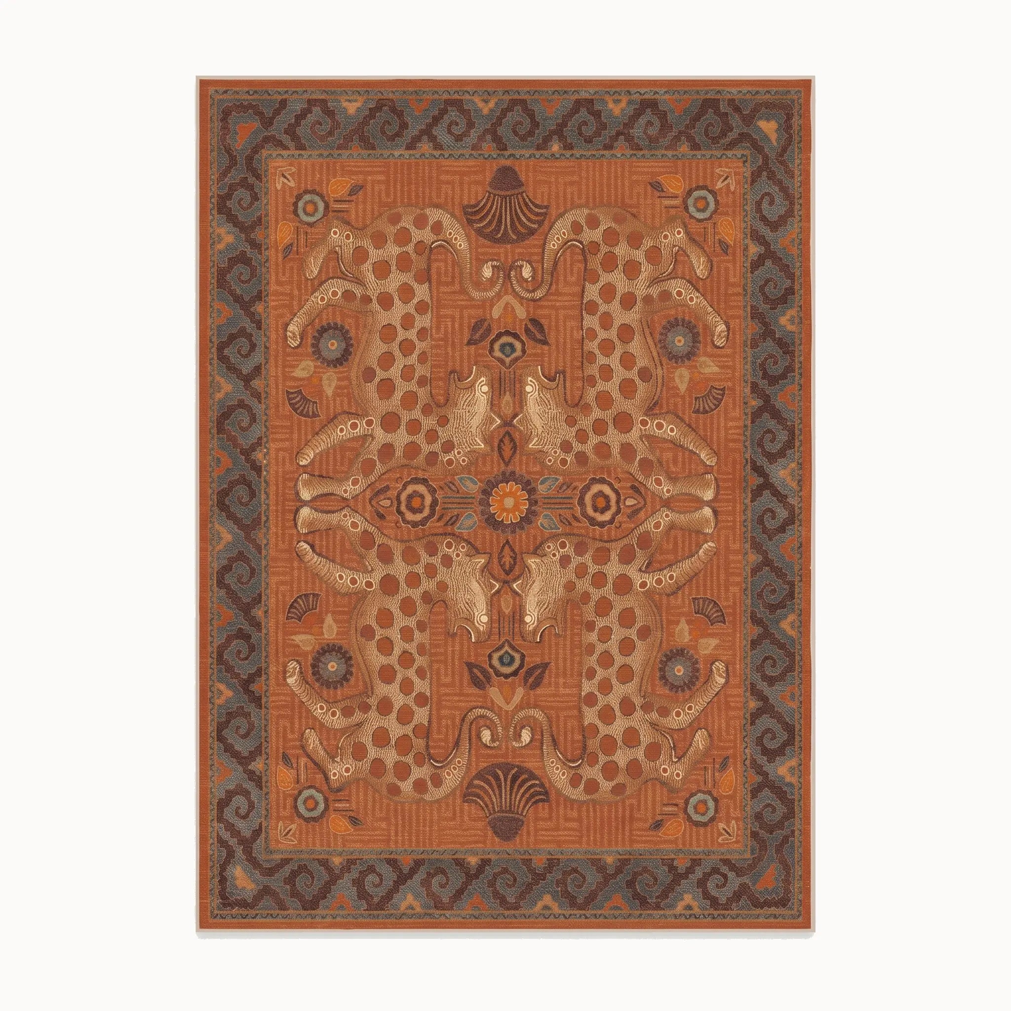 Eartha Terracotta Rug 8x10