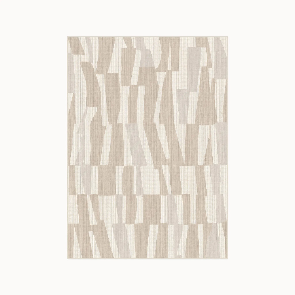 Enzo Beige and Ivory Rug 5x7