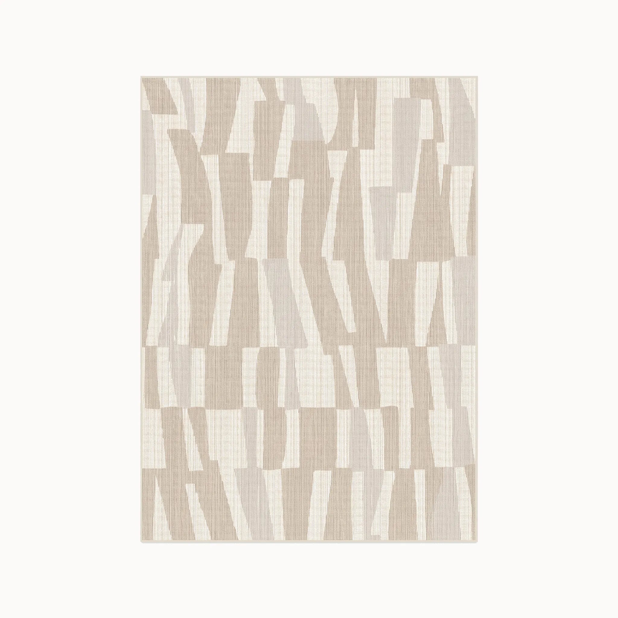 Enzo Beige and Ivory Rug 5x7