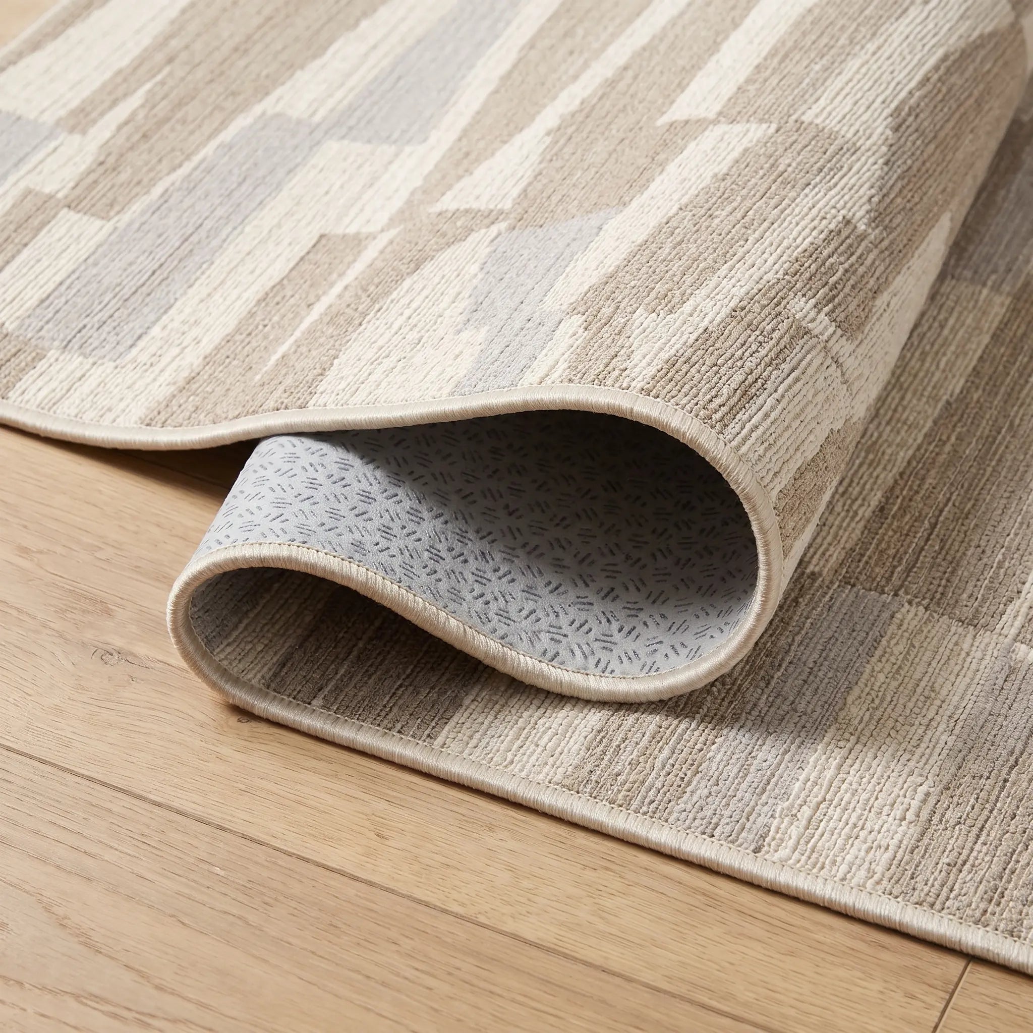 Enzo Beige and Ivory Rug detail