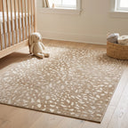 Fawn Natural Rug in a nursery