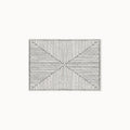 Inkdrop Black and Ivory Rug 3x5