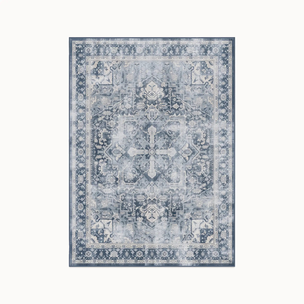 Kamran Admiral Blue Rug 5x7
