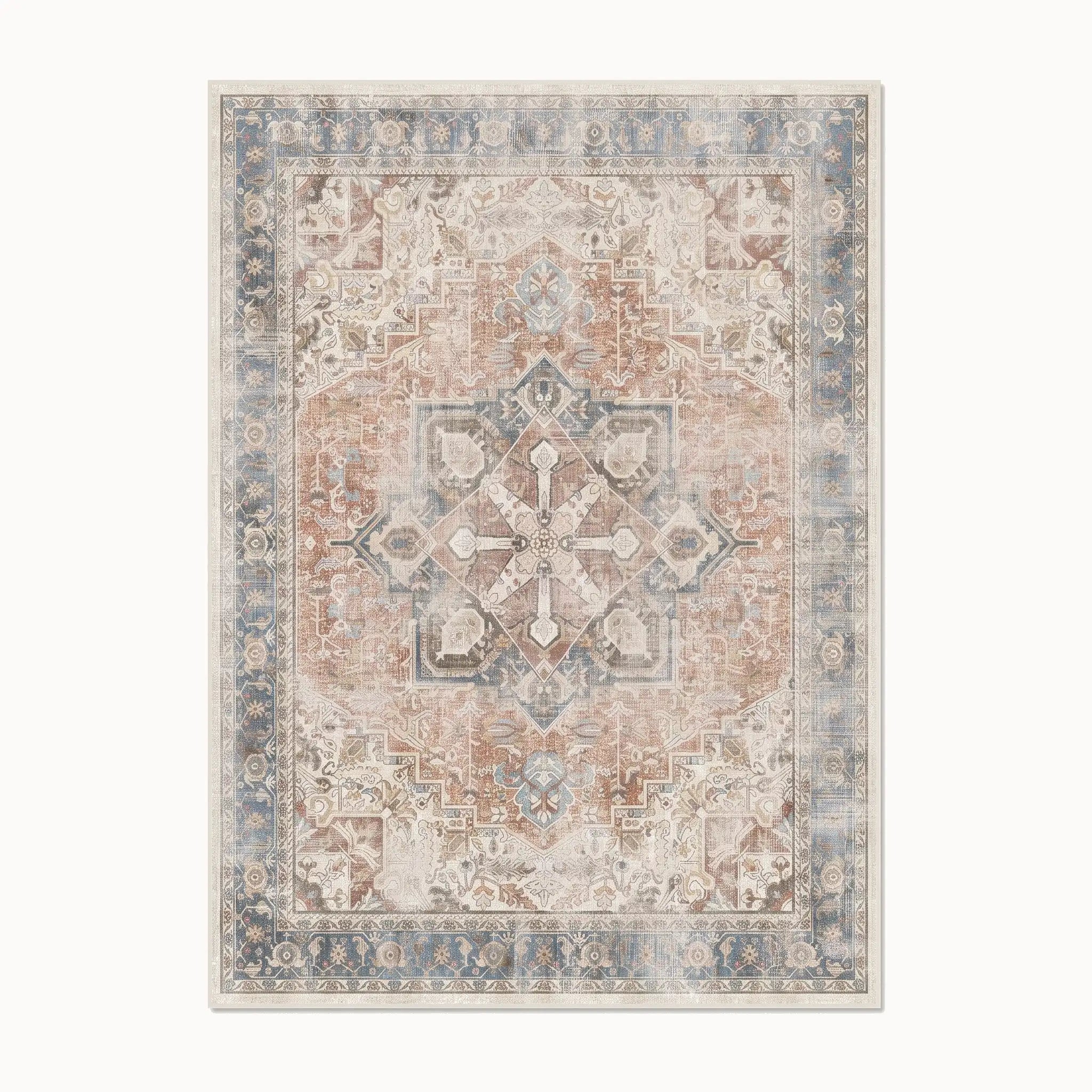 Kamran Coral Rug 8x10