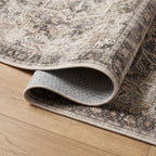 Kamran Hazel Rug folded corner detail