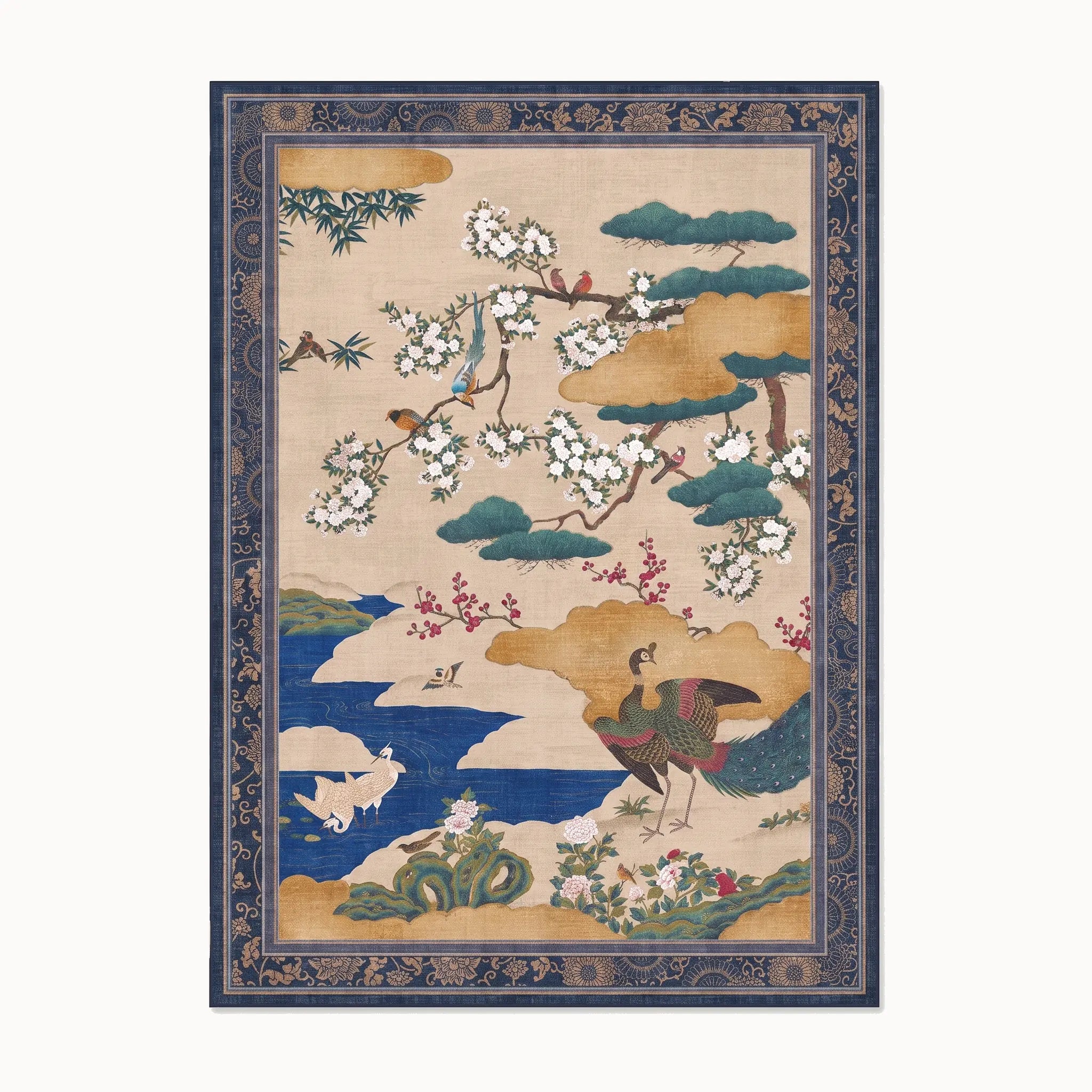 Kano Garden Multicolor Rug 8x10