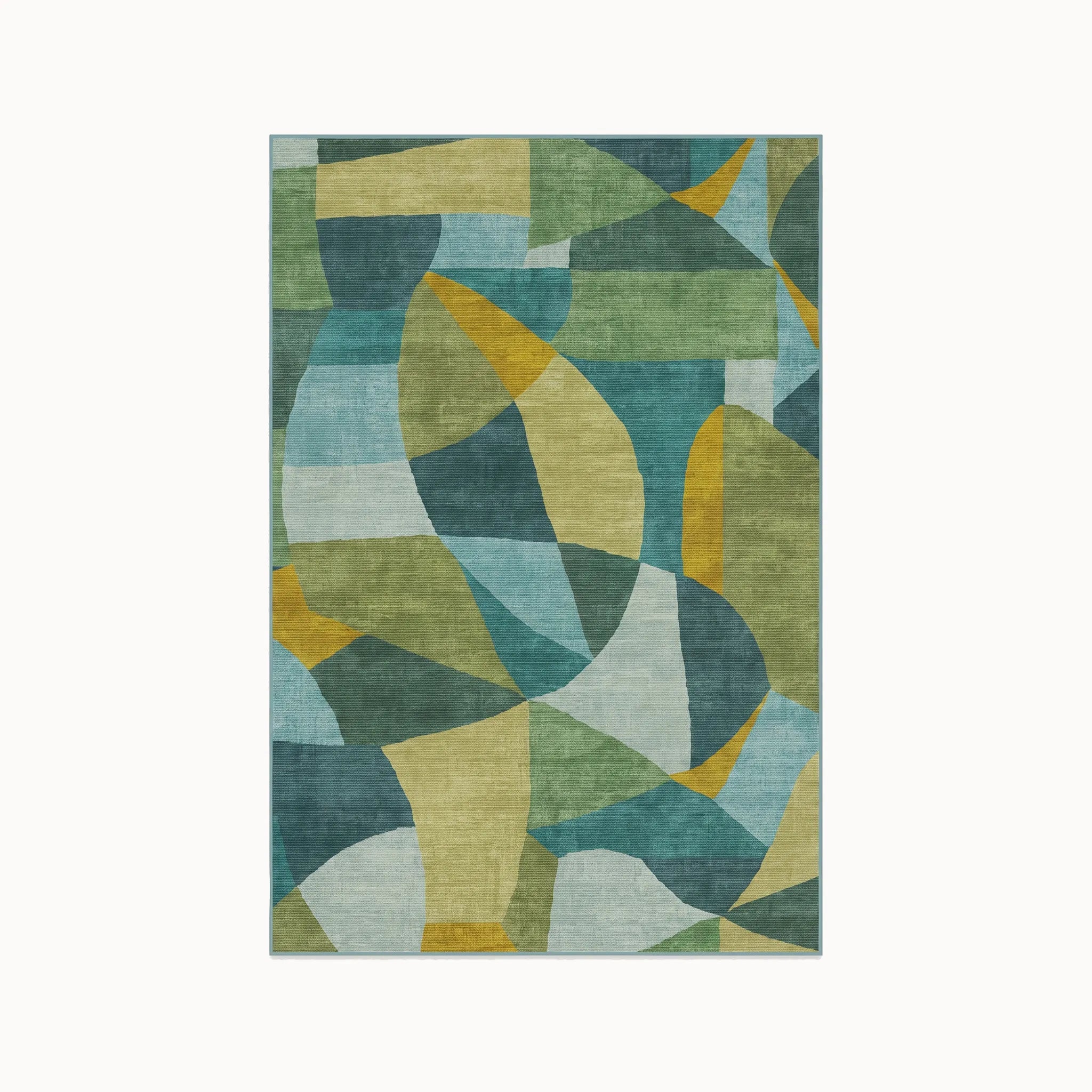 Kayla Teal Green Rug 5x7