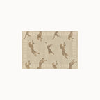 Leaping Cheetah Sand Rug 3x5