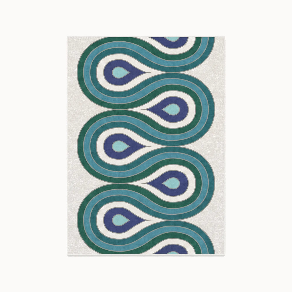 Milano Peacock Rug 5x7