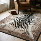 On Safari Hazel Rug in a reading nook