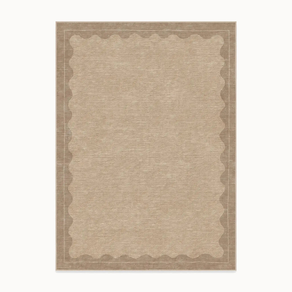 Orla Tan Rug in the 8 ft by 10 ft size