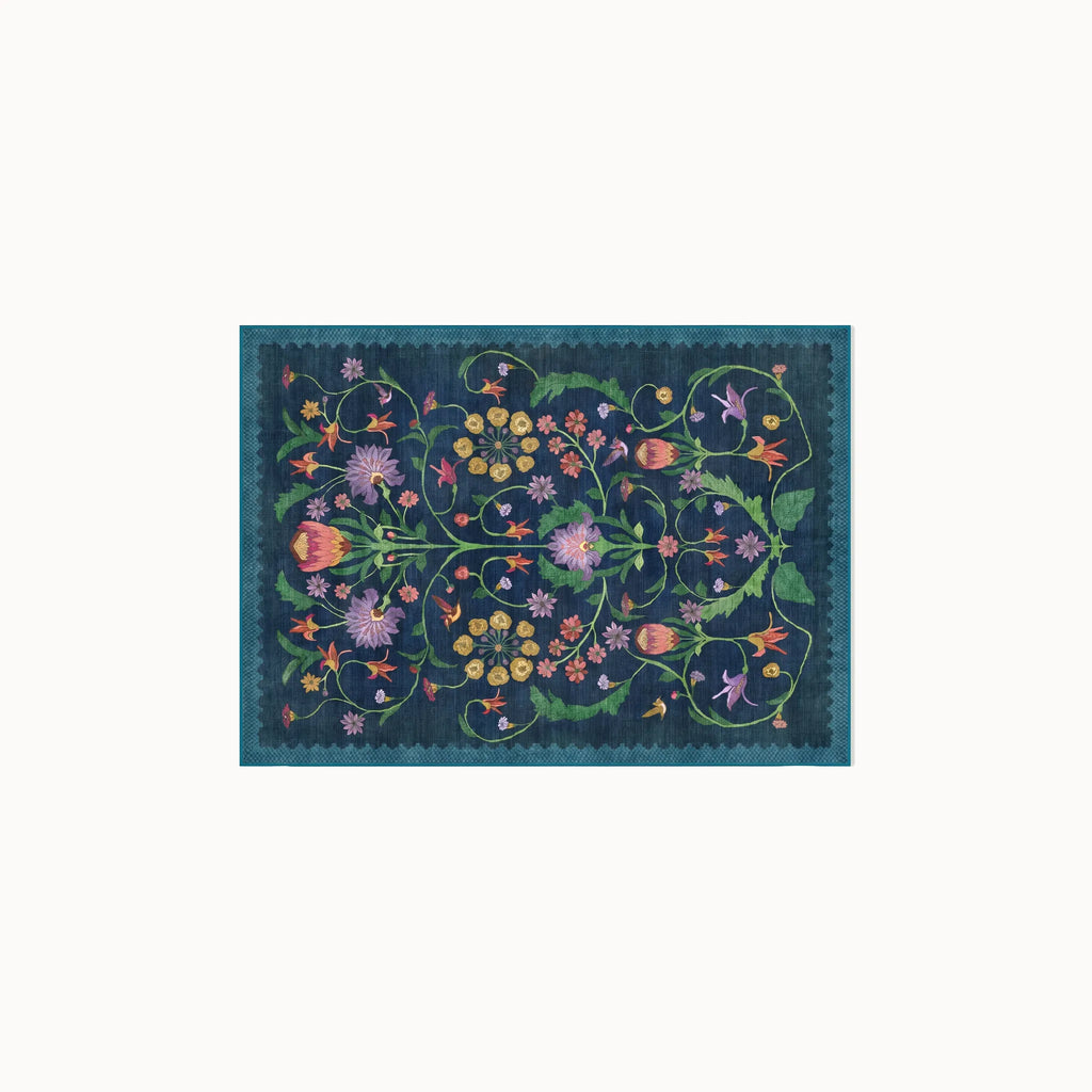 Protea Blue Rug 3x5
