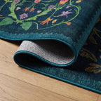 Protea Blue Rug detail