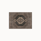 Rayne Charcoal and Tan Rug 3x5
