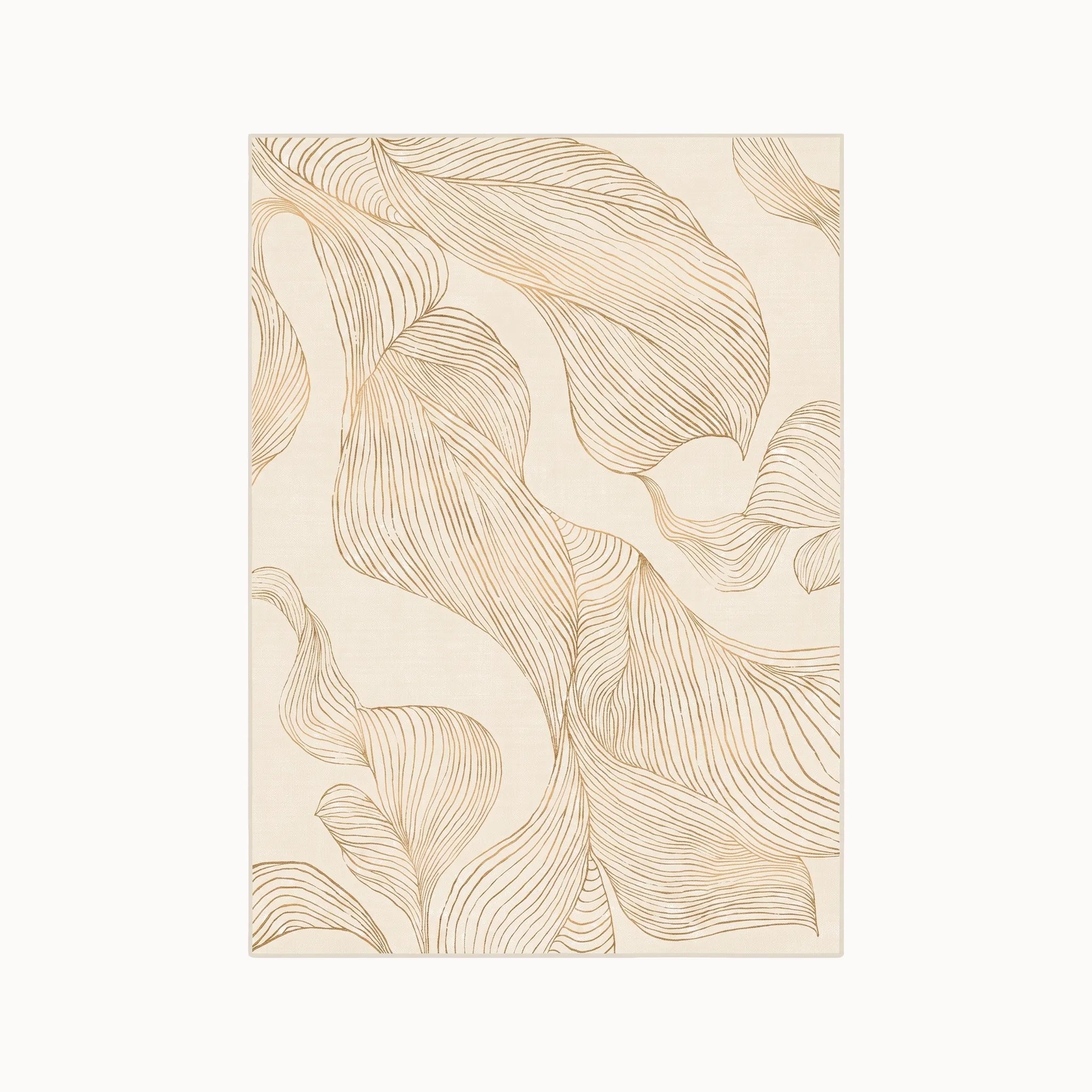 Sana Cream and Gold Rug 5x7