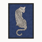 Snow Leopard Sapphire Rug 8x10