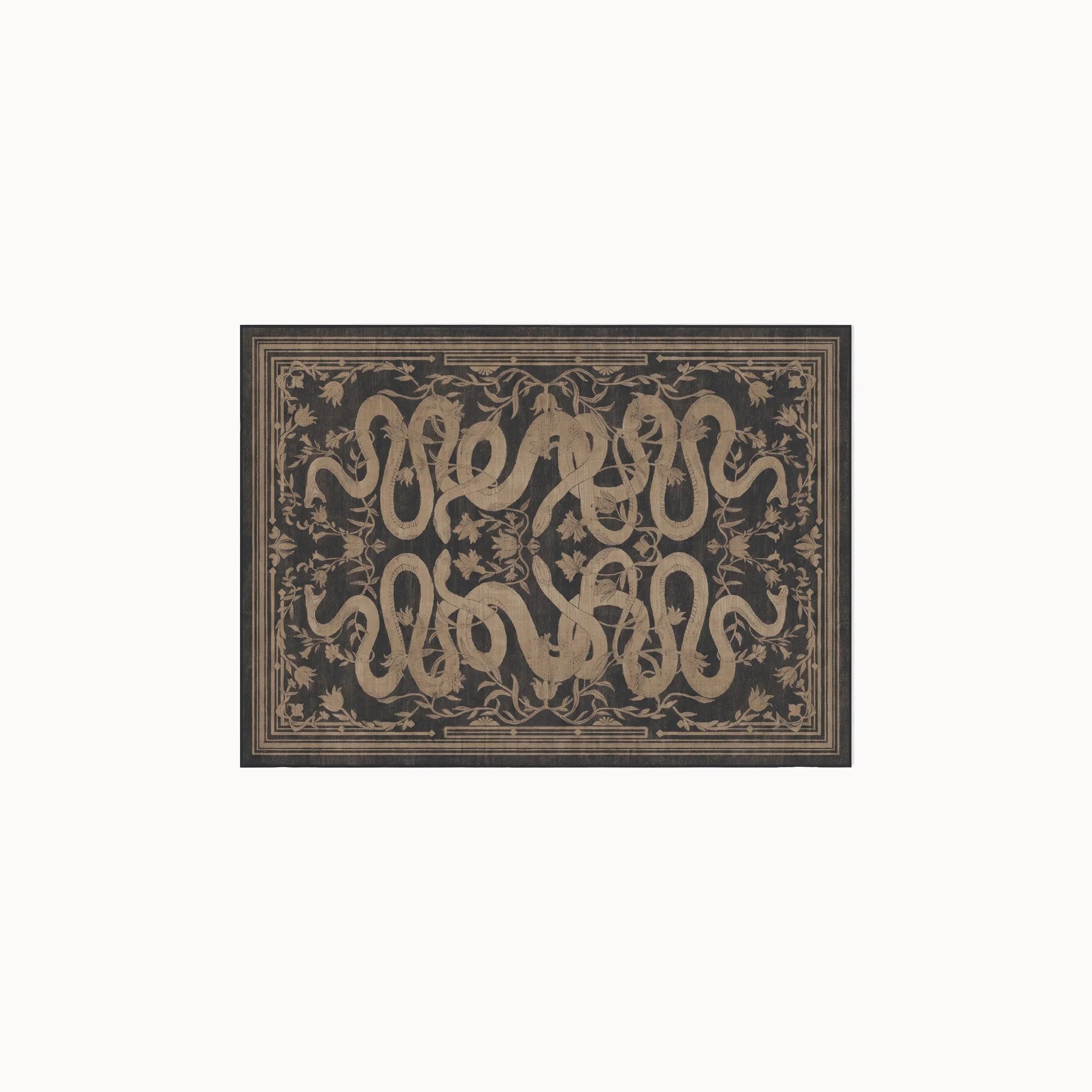 Sumaya Soft Black Rug 3x5