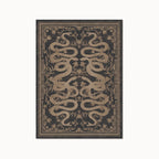 Sumaya Soft Black Rug 5x7